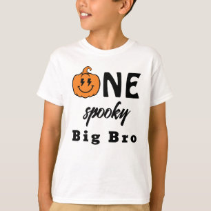 Camiseta Un Hermano Grande Espeluznante de Halloween para F