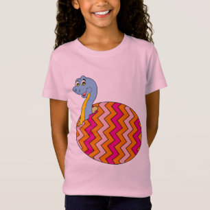 Camiseta Un hermoso huevo de Pascua y un dinosaurio