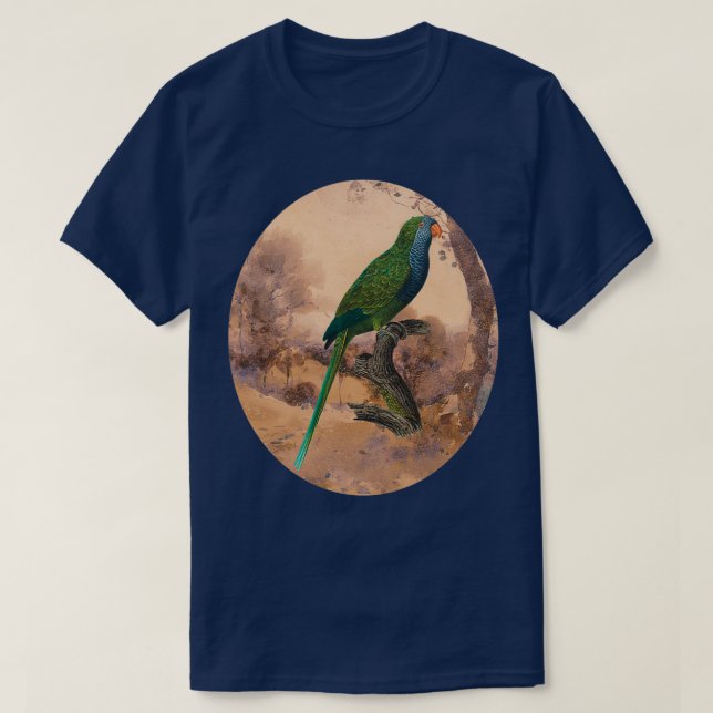 Camiseta Un hermoso loro 4 (Diseño del anverso)