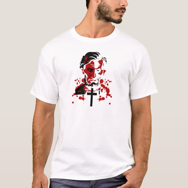 Camiseta Un Héroe-Abraham sangriento Lincoln (Anverso)