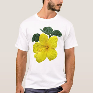 Camiseta Un hibiscus amarillo