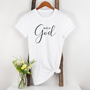 Camiseta Un hijo de Dios Inspirador de mujeres blancas negr