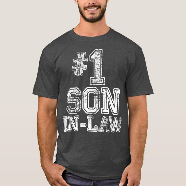 Camiseta Un hijo en la ley número uno regalo deportivo (Anverso)