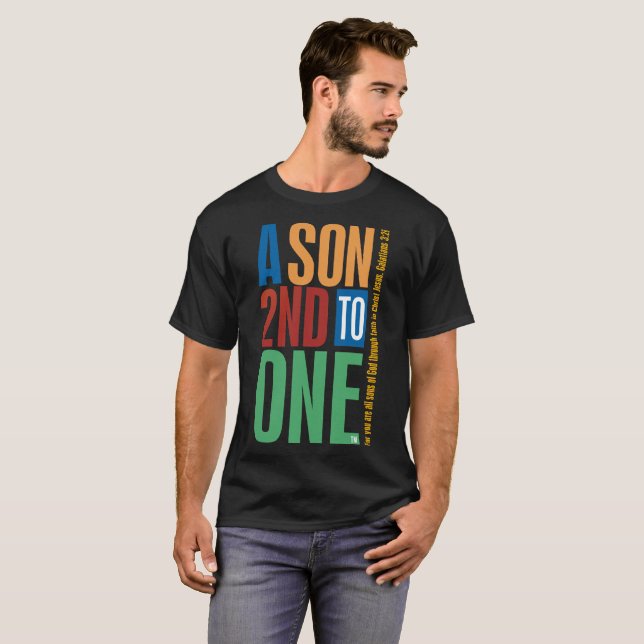 Camiseta Un hijo en segundo lugar a uno (Anverso completo)