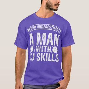 Camiseta Un Hombre Con Dj Habilidades Divertido Jockey De D