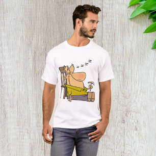 Camiseta Un hombre con sueño y un sandwich