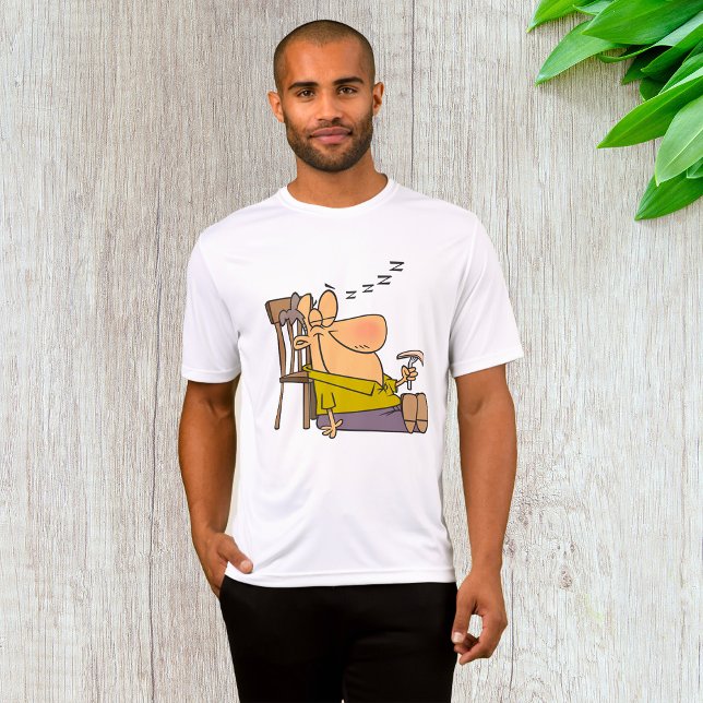 Camiseta Un hombre con sueño y un sandwich (Subido por el creador)