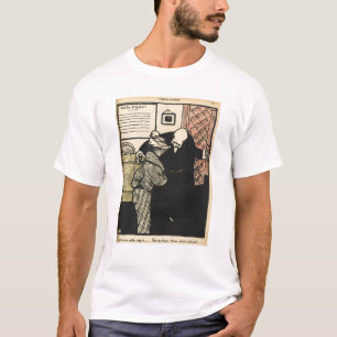 Camiseta Un hombre digno lleva a una mujer joven en la suya