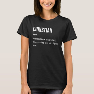 Camiseta Un hombre excepcional de Christian