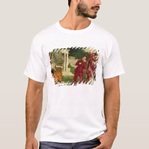 Camiseta Un hombre joven entre la virtud y el vicio