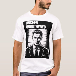 Camiseta Un hombre misterioso con un Poster de estilo "Suit