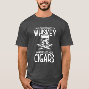 Camiseta Un Hombre Que Ama Whiskey Y Cigar
