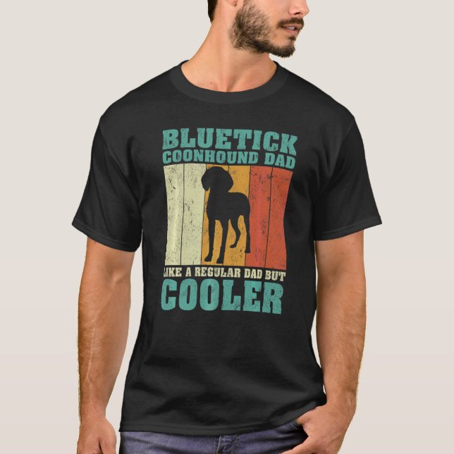 Camiseta Un Hombre Que Coonhound Papá Como Un Padre Regular (Anverso)