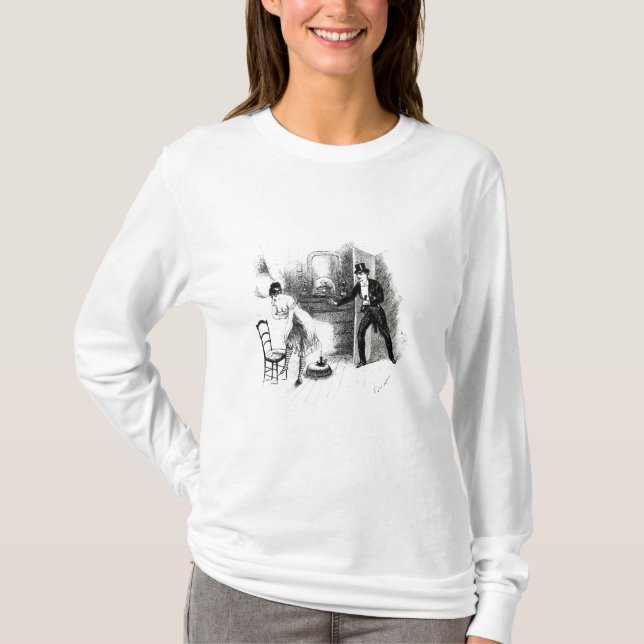 Camiseta Un hombre que visita a una prostituta (Anverso)