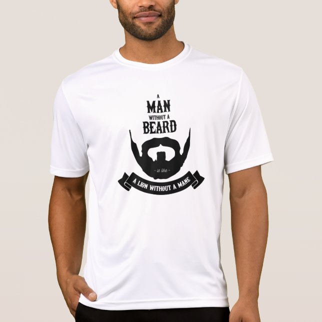 Camiseta Un hombre sin una barba (Anverso)