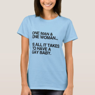 CAMISETA UN HOMBRE Y UNA MUJER ES TODO LO QUE SE NECESITA -