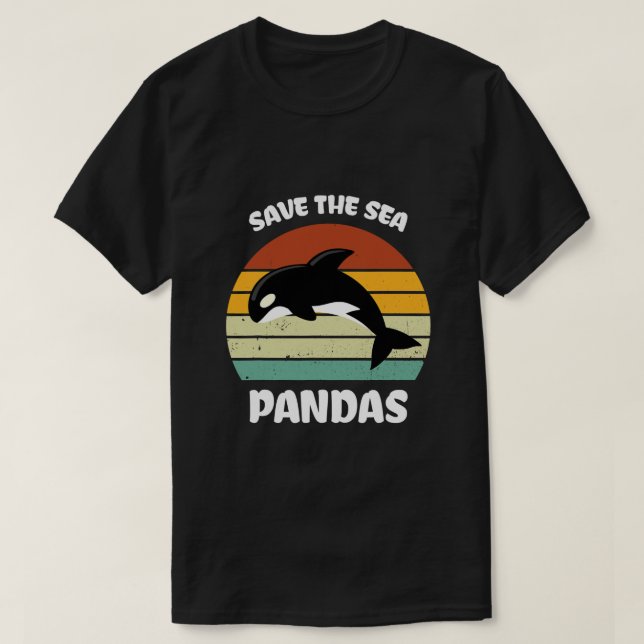 Camiseta Un honesto asesino de ballena delfín orca Salve el (Diseño del anverso)