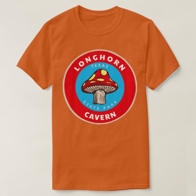 Camiseta Un hongo de Texas en el Parque Estatal de la Caver (Diseño del anverso)