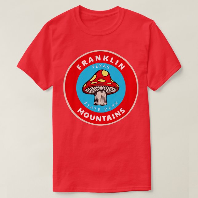 Camiseta Un hongo de Texas en el Parque Estatal de las Mont (Diseño del anverso)