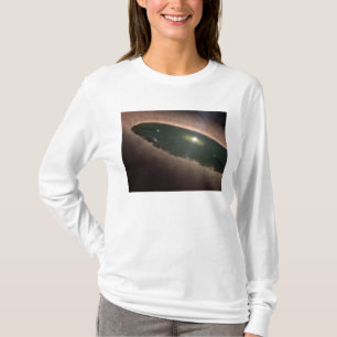 Camiseta Un hueco en un protoplanetary, o la