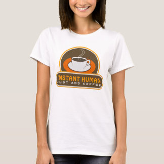 Camiseta Un humano raro e instantáneo marrón simplemente ag