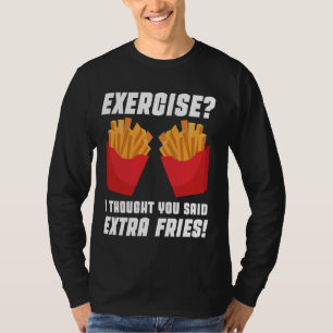 Camiseta Un Humor De Sátira De Pun Divertido Ejercicio Que