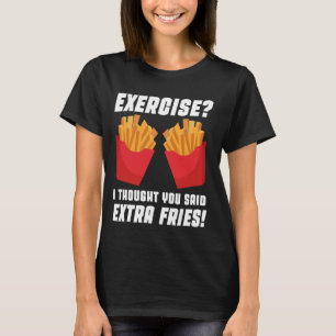 Camiseta Un Humor De Sátira De Pun Divertido Ejercicio Que