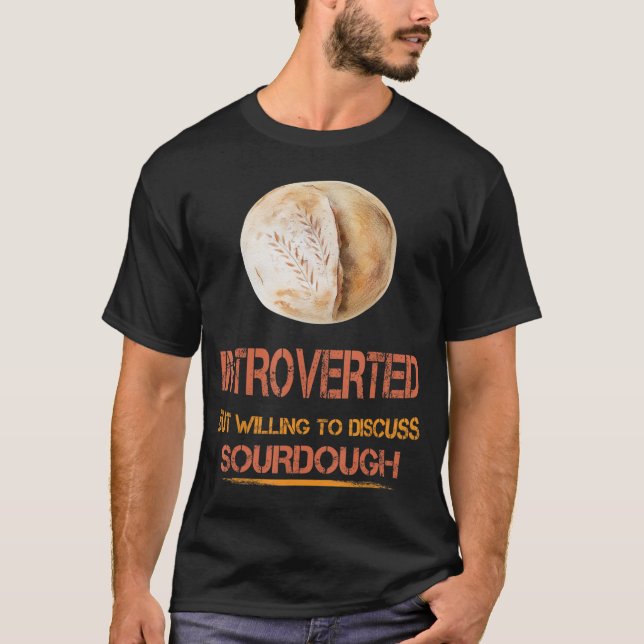 Camiseta Un humor divertido para el pan de oso de Sourdough (Anverso)