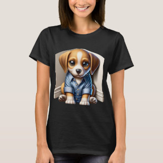 Camiseta Un humor triste de los cachorros