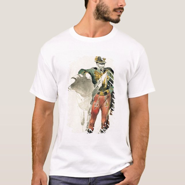Camiseta Un húsar del 9no regimiento (Anverso)