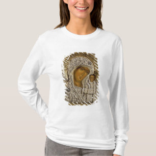 Camiseta Un icono que muestra a la Virgen de Kazán