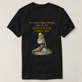 Camiseta "Un idiota mejor"