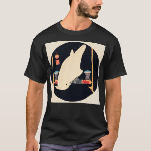 Camiseta Un Ilustracion de Macaw blanco por Ito Jakuchu