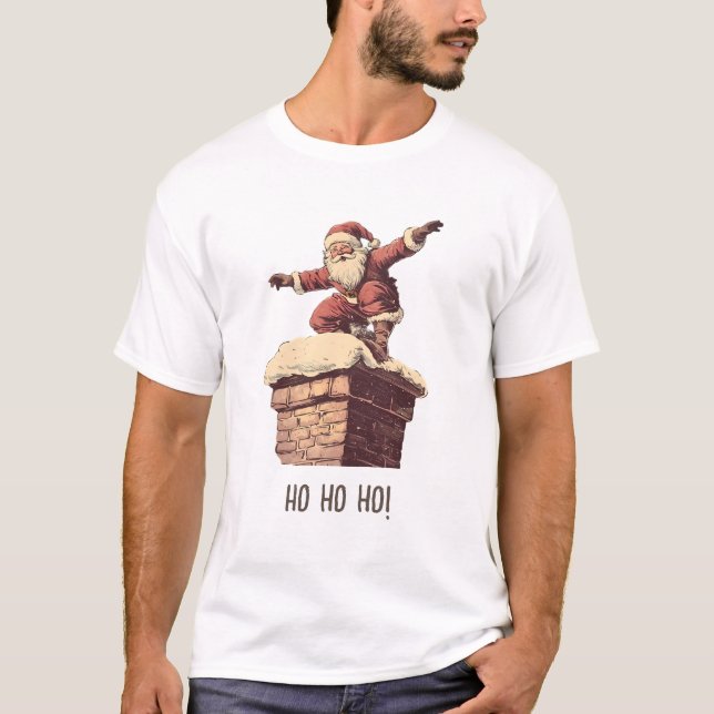 Camiseta Un ilustracion de Santa Claus (Anverso)