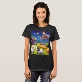 Camiseta un ilustracion personalizado de una escena nativa 