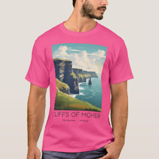 Camiseta Un Ilustracion Viajero Vintage De Los Acantilados