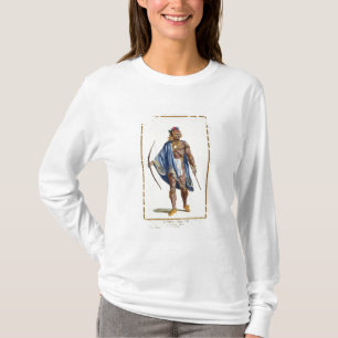 Camiseta Un indio noble de la nación de Ottawa, 1780 (colo