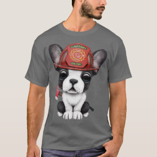 Camiseta Un ingeniero bombero de pimienta de Bulldog francé