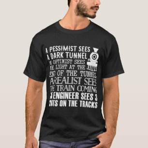 Camiseta Un Ingeniero De Tren Y Un Chiste Divertido De 3 Id