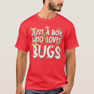 Camiseta Un insecto gracioso que ama el regalo de toros de 