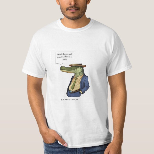 Camiseta Un investi-gator (Anverso)