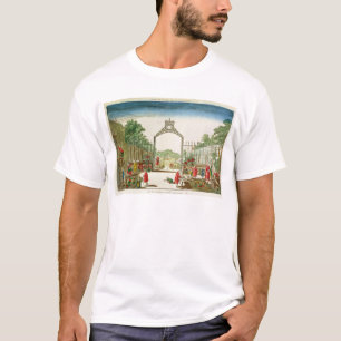 Camiseta Un jardín de mercado a la una de las puertas de