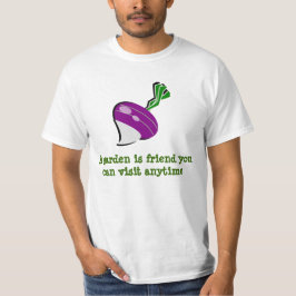 Camiseta Un jardín es amigo... adorable jardinería.
