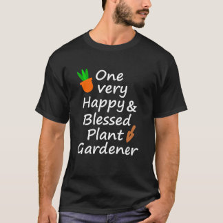 Camiseta Un jardinero muy feliz y bendecido