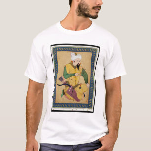 Camiseta Un jefe del Turkoman o del Mongol que sostiene una