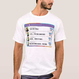 Camiseta Un jefe tonto despide a la gente por error