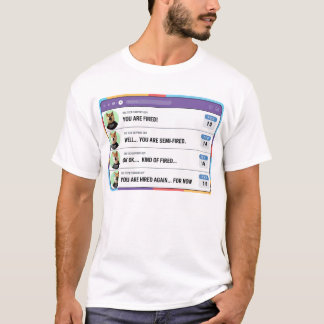 Camiseta Un jefe tonto despide a la gente por error