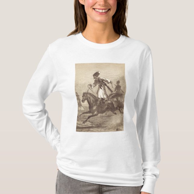 Camiseta Un jinete del Cossack (Anverso)