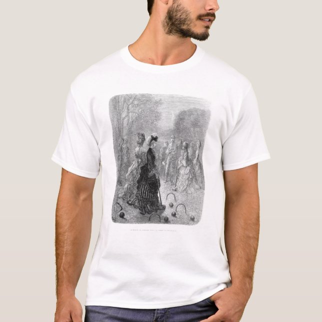 Camiseta Un juego del croquet (Anverso)