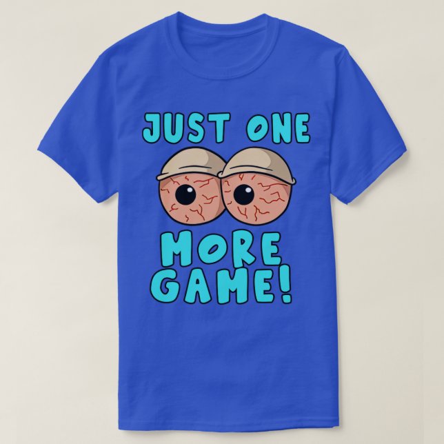 Camiseta Un juego más divertido Videojuegos divertidos Juga (Diseño del anverso)